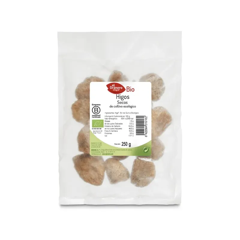 HIGOS SECOS BIO, 250 G