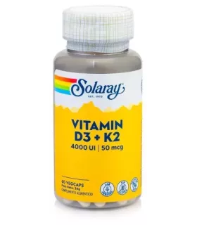 Imagen del complemento alimenticio D3K2 de Solaray