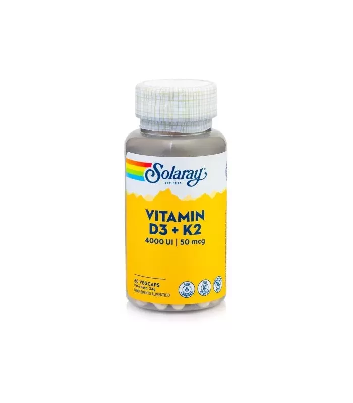 Imagen del complemento alimenticio D3K2 de Solaray