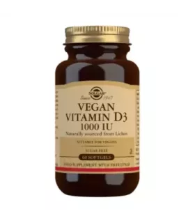 Imagen de suplemento de vitamina D3 de origen vegetal