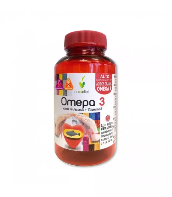 Suplemento de aceite de pescado omega 3 para el colesterol y la salud cardiovascular.