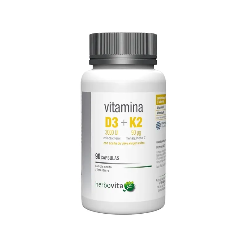 VITAMINA D3+K2 (90 CÁPSULAS)