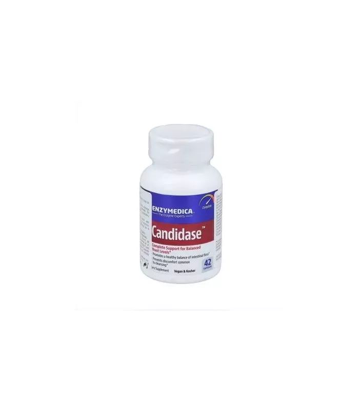 Cápsulas vegetales de Candidase de Enzymedica