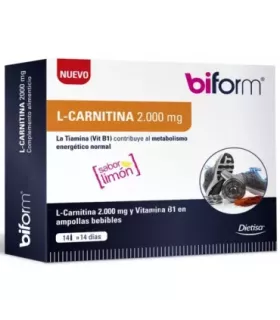 Imagen de complemento alimenticio de L-Carnitina y Tiamina sabor limón