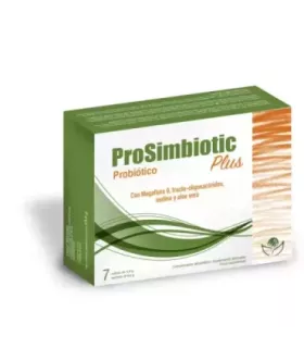 Imagen de producto con ingredientes pre y probióticos para mejorar la salud intestinal.