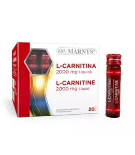 Imagen de viales monodosis de L-Carnitina líquida con zumo de naranja