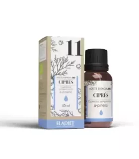 Imagen de complemento alimenticio con 100% Aceite Esencial de Ciprés BIO