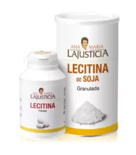 Imagen de complemento alimenticio de lecitina de soja.