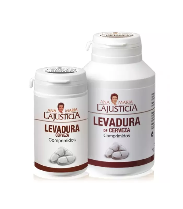 Imagen de un complemento alimenticio a base de levadura de cerveza.