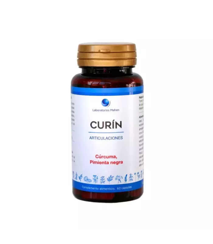 Curín de Mahen: complemento natural con curcumina para aliviar el dolor y reducir la inflamación.