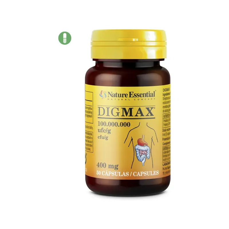 DIG-MAX® 400 MG. 50 CAPSULAS