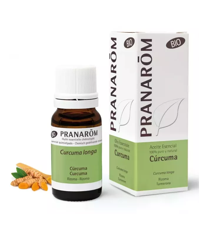 Aceite esencial de cúrcuma rizoma Pranarom.