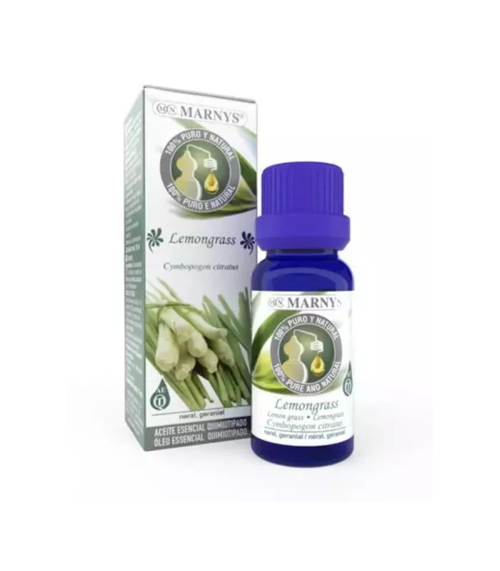 Aceite esencial de lemongrass obtenido por destilación de hojas.