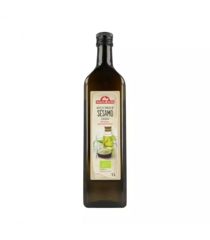 Aceite de semillas de sésamo ecológico de Natursoy