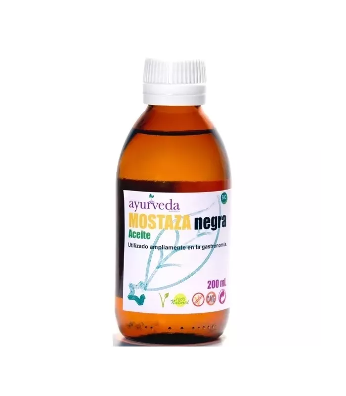 Aceite de mostaza negra Ayurveda 200ml