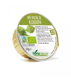 Paté vegetal ecológico 100% libre de gluten