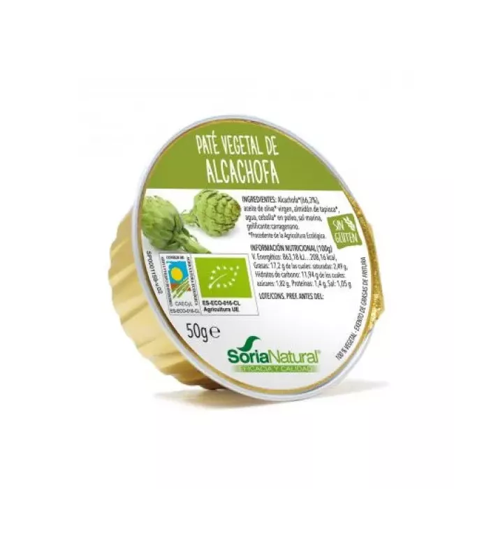 Paté vegetal ecológico 100% libre de gluten