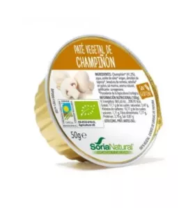Paté vegetal ecológico 100% libre de gluten