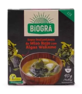 Sopa vegana de miso