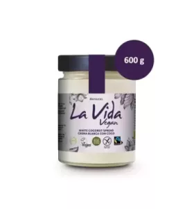 Crema vegana para untar de coco y aceite de girasol.