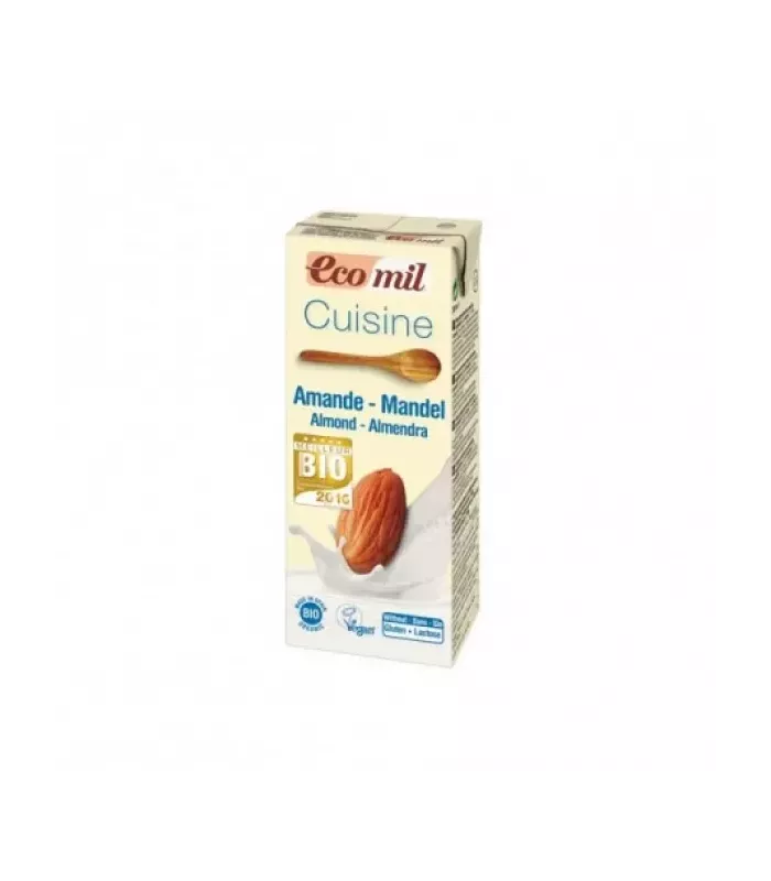 Nata para cocinar vegana a base de leche de almendras