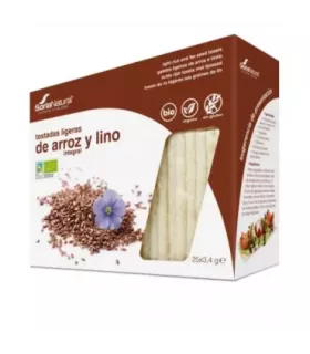Tostadas ligeras de arroz extrusionado