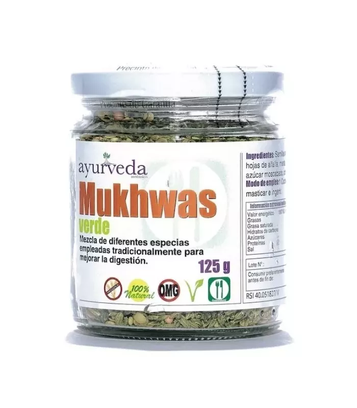 Imagen de Ayurveda Mukhwas verde 125g