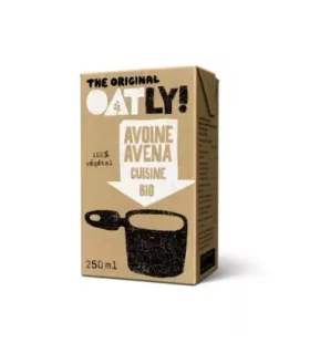 Imagen de crema de avena líquida 100% vegetal