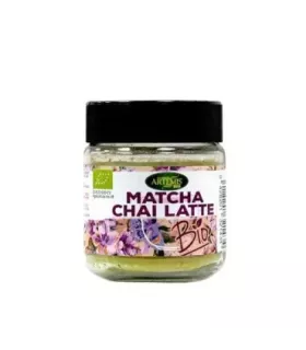 Imagen del polvo de Matcha Chai Latte Bio de Artemis