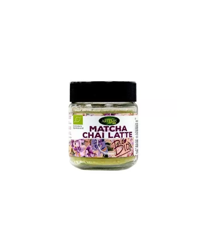 Imagen del polvo de Matcha Chai Latte Bio de Artemis