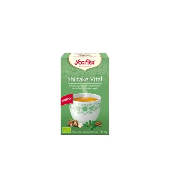 Infusión Yogi Tea Shiitake Vital con hierba limón