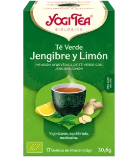 Té verde con jengibre