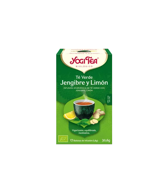 Té verde con jengibre