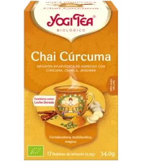 Infusión de cúrcuma con especias chai