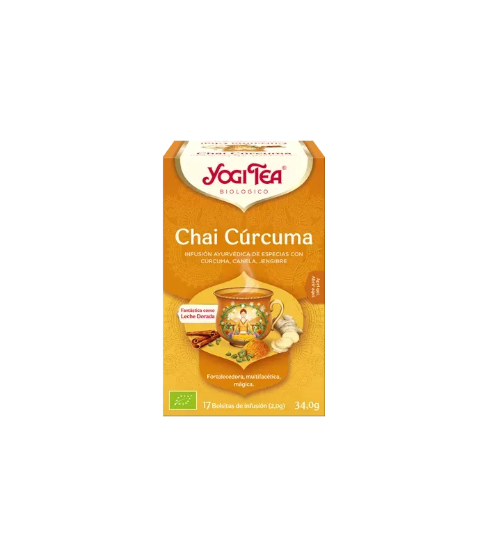 Infusión de cúrcuma con especias chai
