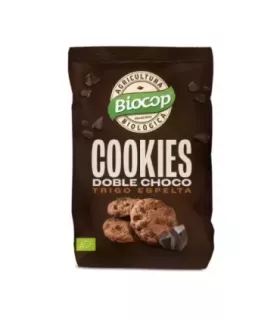 Imagen de las nuevas COOKIES DOBLE CHOCO de Trigo Espelta