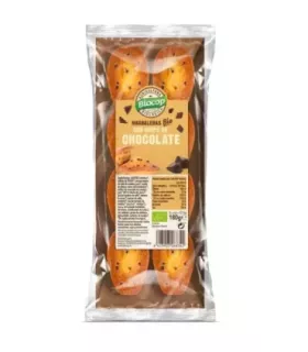 Galletas ecológicas con chocolate de comercio justo y azúcar de caña.