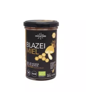 Miel de acacia cruda con polvo de champiñón del sol