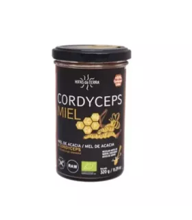 Miel de acacia cruda con polvo de Cordyceps sinensis