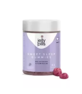Gummies Sweet Sleep de melatonina y vitamina B6 para un sueño reparador y sin interrupciones.