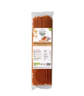 Pasta de lentejas rojas