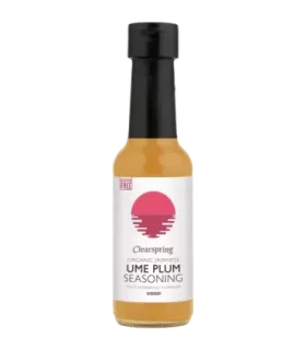 Vinagre de ciruelas Ume ecológicas en envase de 150 ml.