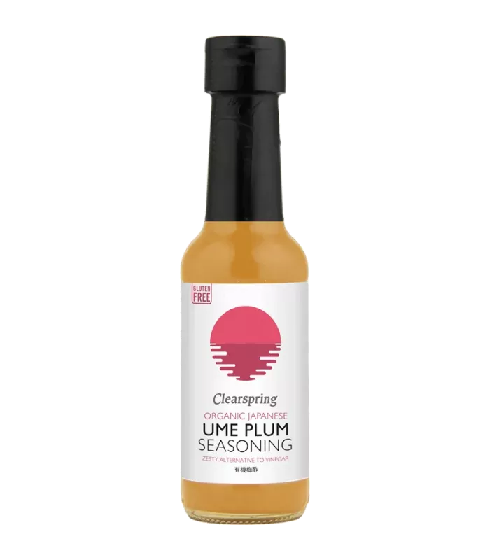 Vinagre de ciruelas Ume ecológicas en envase de 150 ml.