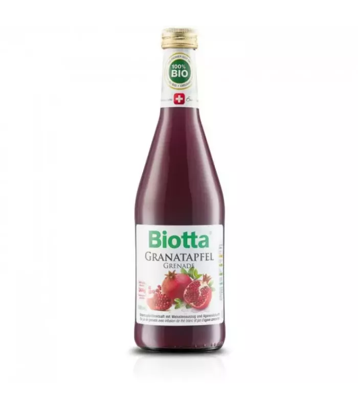 Imagen de jugo puro de granada biológico