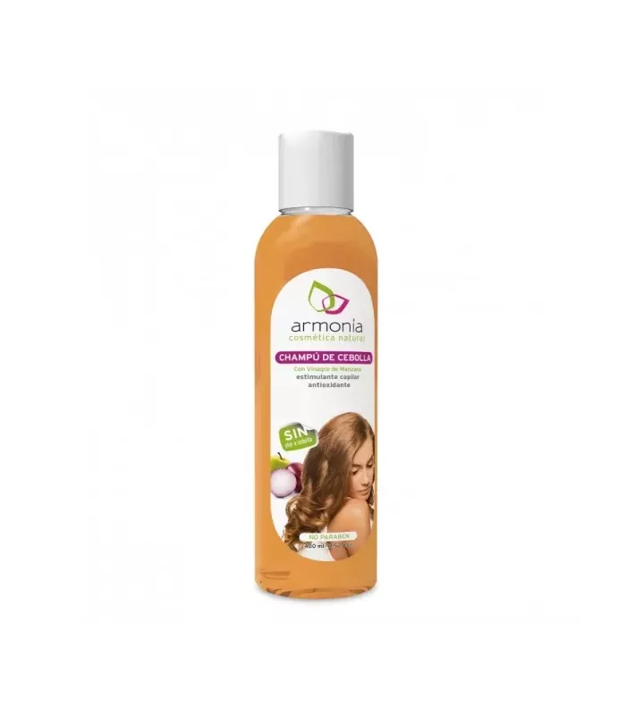 Champú suave de 400 ml con extractos naturales de cebolla