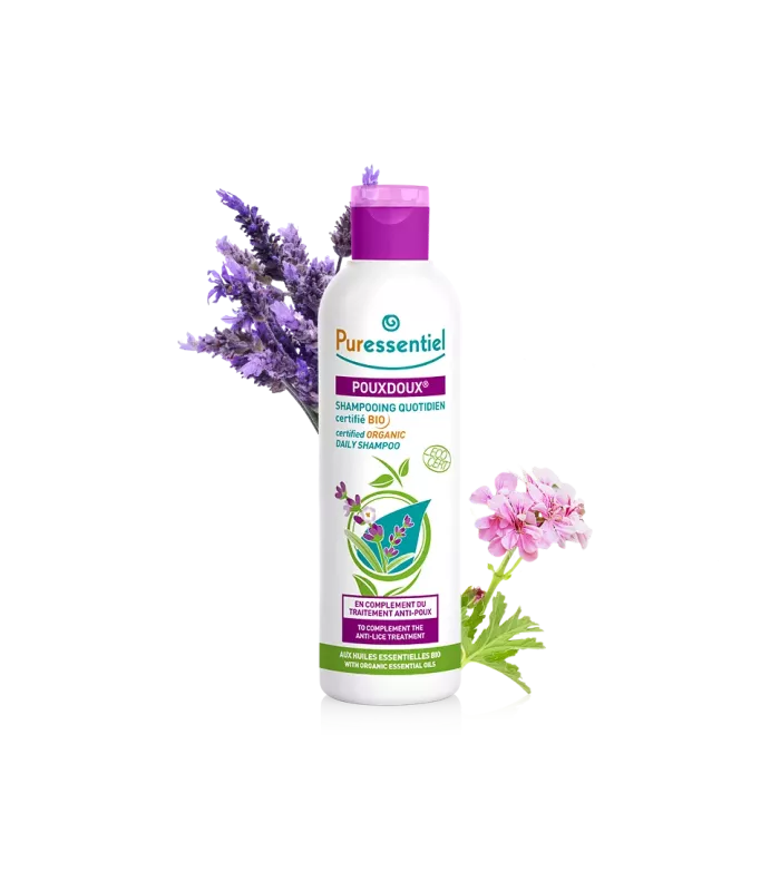 Champú diario bio Puressentiel Pouxdoux de 200 ml