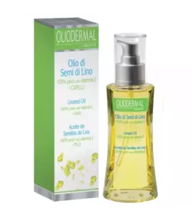 Aceite puro de Semillas de Lino para nutrir y suavizar el cabello.