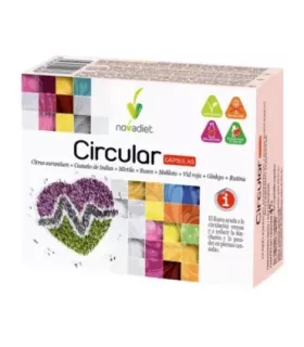 Suplemento Circular de Nova Diet para mejorar la circulación venosa y aliviar la hinchazón en piernas cansadas.