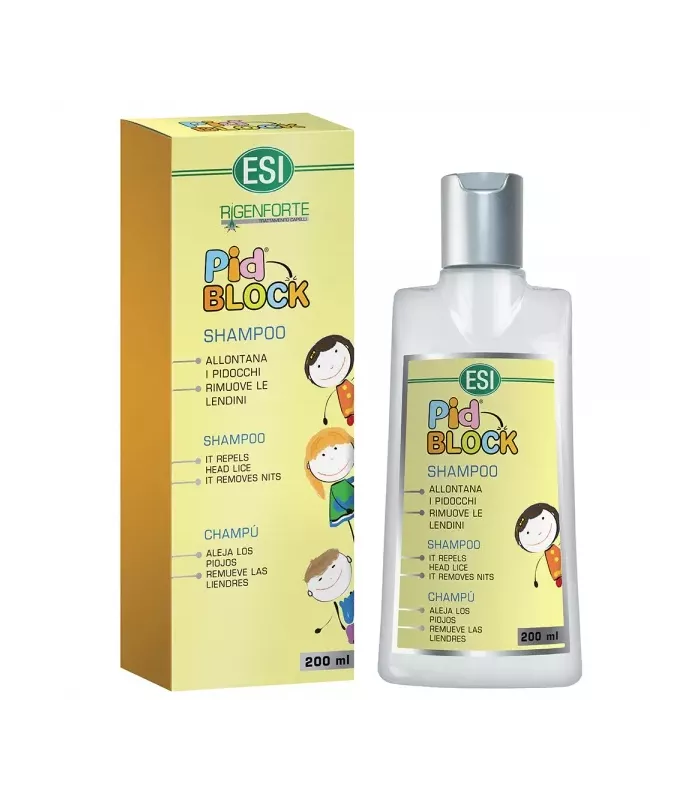 Champú antipediculosis de base vegetal con extractos de limón y menta
