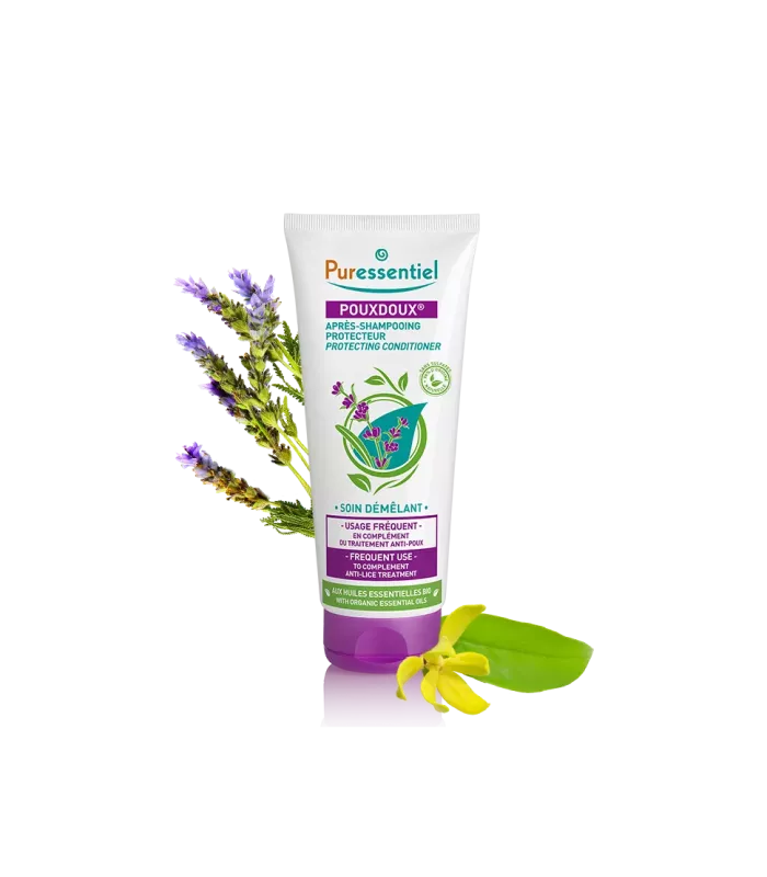 Acondicionador protector Puressentiel Lice de 200 ml con aceites esenciales orgánicos de Lavanda